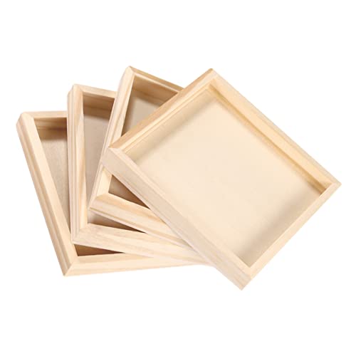 SAFIGLE 4stücke Teiliges Holztablett Aus Unbehandeltem Holz Puzzle-Organizer Für Einfache Sortierung Puzzletablett Für Spielzeugorganisation Und Kreatives Spielen SAFIGLE 4stücke Teiliges Holztablett Aus Unbehandeltem Holz Puzzle-Organizer Für Einfache Sortierung Puzzletablett Für Spielzeugorganisation Und Kreatives Spielen von SAFIGLE