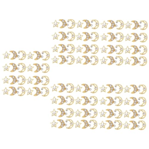 SAFIGLE 5 Sätze Charms Mond Und Stern Dekorationen Für Diy Nail Art Designs Und Eleganten Look Für Besondere Anlässe 30 Stück * 5 SAFIGLE 5 Sätze Charms Mond Und Stern Dekorationen Für Diy Nail Art Designs Und Eleganten Look Für Besondere Anlässe 30 Stück * 5 von SAFIGLE