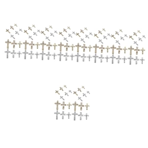 SAFIGLE 5 Sätze Legierungsknotenschmuck Reiz Nagel Edelsteine Kreuzanhänger Für Nägel Nail-art-charme Strasssteine 60 Stück * 5 SAFIGLE 5 Sätze Legierungsknotenschmuck Reiz Nagel Edelsteine Kreuzanhänger Für Nägel Nail-art-charme Strasssteine 60 Stück * 5 von SAFIGLE