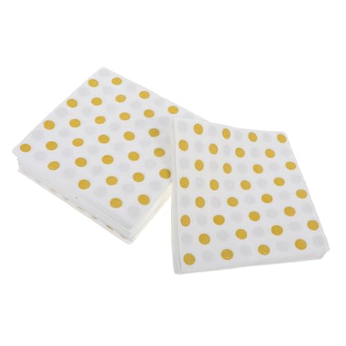SAFIGLE 5 Sets Bedruckte Servietten Cocktailservietten Tischservietten Tischservietten Gemustertes Seidenpapier Rosa Lose Erste Servietten Servietten Hochzeitsstreifen von SAFIGLE
