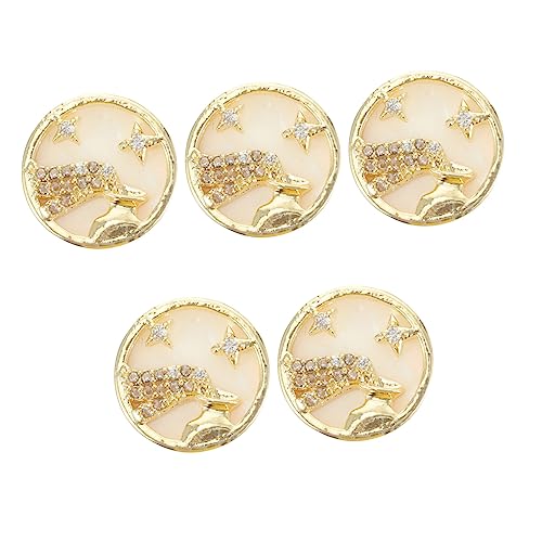 SAFIGLE 5 Stück Charms Nageldesign Aufkleber Metallische Studs für Nagelkunst Vielseitige Dekoration für Nägel Handys Notizbücher und Mehr SAFIGLE 5 Stück Charms Nageldesign Aufkleber Metallische Studs für Nagelkunst Vielseitige Dekoration für Nägel Handys Notizbücher und Mehr von SAFIGLE