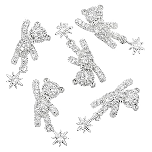 SAFIGLE 5 Stück Nagelkunst Studs mit Süßem Design Glitzernde Nageldekorationen für Maniküre für Zuhause und Nagelstudios Langlebig und Leicht Anzuwenden SAFIGLE 5 Stück Nagelkunst Studs mit Süßem Design Glitzernde Nageldekorationen für Maniküre für Zuhause und Nagelstudios Langlebig und Leicht Anzuwenden von SAFIGLE