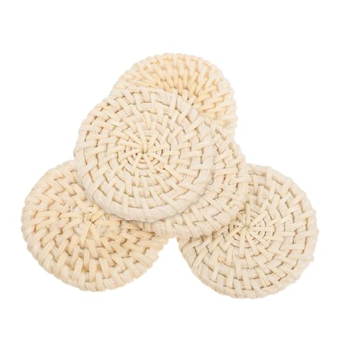 SAFIGLE 5 Stück Rattan Ohrring Anhänger Boho Stil Handgefertigt Solide Runde Form Beige Schmuckzubehör für DIY Ohrringe Halsketten Armbänder Natürlicher Holzlook SAFIGLE 5 Stück Rattan Ohrring Anhänger Boho Stil Handgefertigt Solide Runde Form Beige Schmuckzubehör für DIY Ohrringe Halsketten Armbänder Natürlicher Holzlook von SAFIGLE