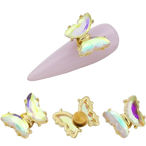 SAFIGLE 5 Stück Schmetterlings Charms Glitzernde Nail Art Zubehör für Designs für Fingernägel und Zehennägel für DIY Maniküre und Dekorationen SAFIGLE 5 Stück Schmetterlings Charms Glitzernde Nail Art Zubehör für Designs für Fingernägel und Zehennägel für DIY Maniküre und Dekorationen von SAFIGLE