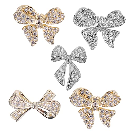 SAFIGLE 5 Stück Teiliges Nagelstrasssteine mit Schleifen Design Glitzer Nageldekoration für Diy Maniküre für Kreative Nagelkunst für und Mädchen SAFIGLE 5 Stück Teiliges Nagelstrasssteine mit Schleifen Design Glitzer Nageldekoration für Diy Maniküre für Kreative Nagelkunst für und Mädchen von SAFIGLE