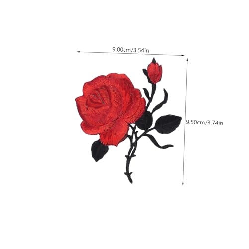 SAFIGLE 5 Stück Teiliges Rosen aufnäher zum Aufbügeln Bestickte DIY Applikationen aus Flexiblem Geeignet als Kleidung Zubehör für Reparatur Verzierung und Bekleidungsdekoration SAFIGLE 5 Stück Teiliges Rosen aufnäher zum Aufbügeln Bestickte DIY Applikationen aus Flexiblem Geeignet als Kleidung Zubehör für Reparatur Verzierung und Bekleidungsdekoration von SAFIGLE