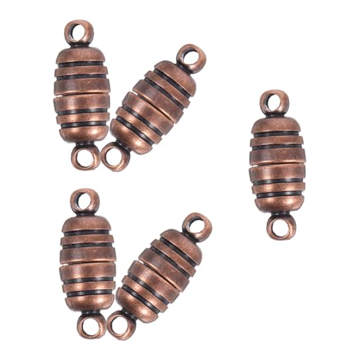 SAFIGLE 5 Stück Teiliges Vintage Kupfer Schmuckverschluss Armbandverschluss mit Magnetfunktion für DIY Armbänder Schmuckherstellung und Charms Befestigen SAFIGLE 5 Stück Teiliges Vintage Kupfer Schmuckverschluss Armbandverschluss mit Magnetfunktion für DIY Armbänder Schmuckherstellung und Charms Befestigen von SAFIGLE