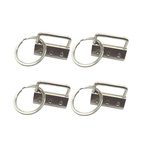SAFIGLE 50 Stück Metall wristlet Verschluss für Schlüsselanhänger DIY Webband Endklemme Robust Korrosionsbeständig für Handgelenksband Gepäckriemen Zubehör SAFIGLE 50 Stück Metall wristlet Verschluss für Schlüsselanhänger DIY Webband Endklemme Robust Korrosionsbeständig für Handgelenksband Gepäckriemen Zubehör von SAFIGLE