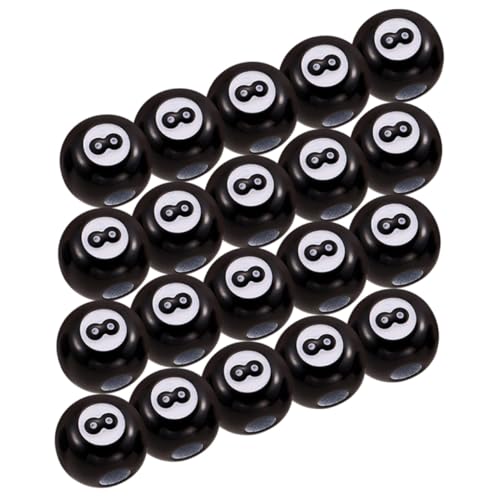 SAFIGLE 50 Stück Schwarze Acrylperlen Billardkugel Design Runde Spacer Perlen Leicht und Langlebig zum Auffädeln für DIY Halsketten Armbänder und Schmuckherstellung SAFIGLE 50 Stück Schwarze Acrylperlen Billardkugel Design Runde Spacer Perlen Leicht und Langlebig zum Auffädeln für DIY Halsketten Armbänder und Schmuckherstellung von SAFIGLE