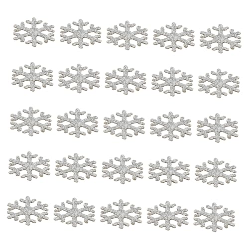 SAFIGLE 50 Stück Silberne Schneeflocken Patches Glitzer DIY Schmuck Kleidung Zubehör für Haarspangen Broschen Handwerksprojekte Geeignet für Mädchen und Bastelbegeisterte SAFIGLE 50 Stück Silberne Schneeflocken Patches Glitzer DIY Schmuck Kleidung Zubehör für Haarspangen Broschen Handwerksprojekte Geeignet für Mädchen und Bastelbegeisterte von SAFIGLE