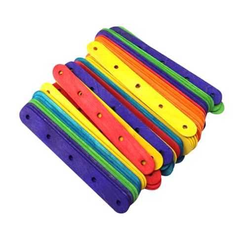 SAFIGLE 50 Stück Teiliges Bunte Jumbo Holzstäbchen mit Löchern Naturbelassen Glatte Oberfläche Ungiftig und Geruchlos Vielseitig für DIY Bastelprojekte Schul Gruppenaktivitäten Geeignet SAFIGLE 50 Stück Teiliges Bunte Jumbo Holzstäbchen mit Löchern Naturbelassen Glatte Oberfläche Ungiftig und Geruchlos Vielseitig für DIY Bastelprojekte Schul Gruppenaktivitäten Geeignet von SAFIGLE