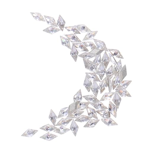 SAFIGLE 50 Stück Teiliges Mini Rhombische Flache Rückseite Strasssteine für Nagelkunst Glänzend für Mädchen Nail Art Einfache Anwendung Tragbar Glatte Oberfläche SAFIGLE 50 Stück Teiliges Mini Rhombische Flache Rückseite Strasssteine für Nagelkunst Glänzend für Mädchen Nail Art Einfache Anwendung Tragbar Glatte Oberfläche von SAFIGLE