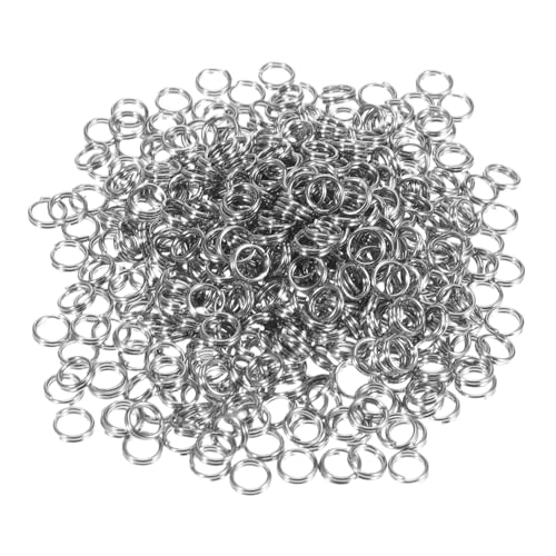 SAFIGLE 500 Stück Edelstahl Schlüsselringe Doppelringe für DIY Schmuckherstellung Haustiermarken Autoschlüssel Robuste Verbindung Glatte Oberfläche Vielseitig für Bastelbedarf SAFIGLE 500 Stück Edelstahl Schlüsselringe Doppelringe für DIY Schmuckherstellung Haustiermarken Autoschlüssel Robuste Verbindung Glatte Oberfläche Vielseitig für Bastelbedarf von SAFIGLE