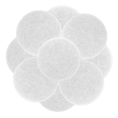 SAFIGLE 500 Stück Teiliges Filzklebe punkte Weiß Selbstklebende Filz Aufnäher für DIY Kleidung Dekoration Patchwork Basteln Langlebige Stoffpads von SAFIGLE