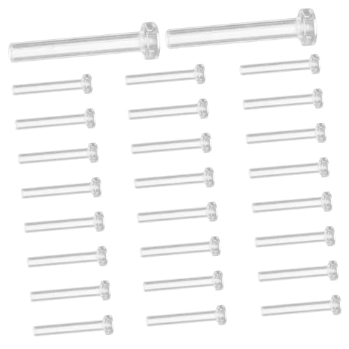 SAFIGLE 50Stücke Ohrring Verschlüsse Transparente Ohrring Pin Schutzröhren Innendurchmesser für DIY Schmuckprojekte Rückseiten für Ohrstecker Sicherer Halt SAFIGLE 50Stücke Ohrring Verschlüsse Transparente Ohrring Pin Schutzröhren Innendurchmesser für DIY Schmuckprojekte Rückseiten für Ohrstecker Sicherer Halt von SAFIGLE