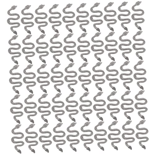 SAFIGLE 50Stücke Schlangennagelzauber Retro Nagelkunst Anhänger Schlangenform Nagelcharms für Nageldekoration und DIY Bastelprojekte SAFIGLE 50Stücke Schlangennagelzauber Retro Nagelkunst Anhänger Schlangenform Nagelcharms für Nageldekoration und DIY Bastelprojekte von SAFIGLE