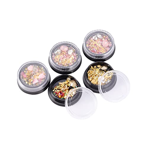 SAFIGLE 5Stücke Stern Mond Strasssteine DIY Charms für Maniküre Selbstklebende Nail Art Dekoration für Natürliche und Künstliche Nägel Vielseitig SAFIGLE 5Stücke Stern Mond Strasssteine DIY Charms für Maniküre Selbstklebende Nail Art Dekoration für Natürliche und Künstliche Nägel Vielseitig von SAFIGLE