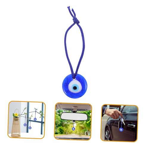 SAFIGLE 6 Stück 6 teiliges türkisches Blaues Auge Anhänger Glas Böser Blick Wanddeko Glücksbringer zum Aufhängen für Zuhause Schutz und Segen Dekoration SAFIGLE 6 Stück 6 teiliges türkisches Blaues Auge Anhänger Glas Böser Blick Wanddeko Glücksbringer zum Aufhängen für Zuhause Schutz und Segen Dekoration von SAFIGLE