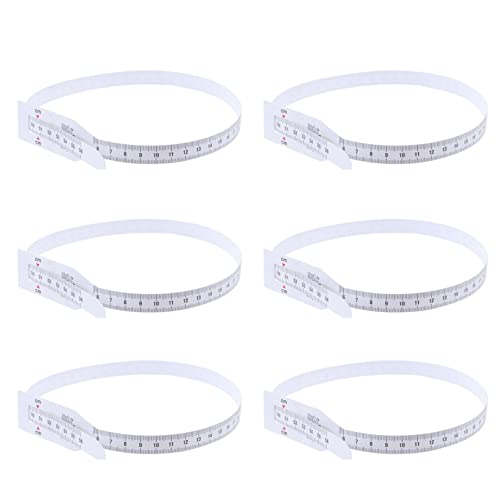 SAFIGLE 6 Stück Kopfumfang Messband für Säuglinge, Plastikarm Messwerkzeug, Babykopf Maßband für pädiatrische Verwendung, Weiß, 56 cm SAFIGLE 6 Stück Kopfumfang Messband für Säuglinge, Plastikarm Messwerkzeug, Babykopf Maßband für pädiatrische Verwendung, Weiß, 56 cm von SAFIGLE