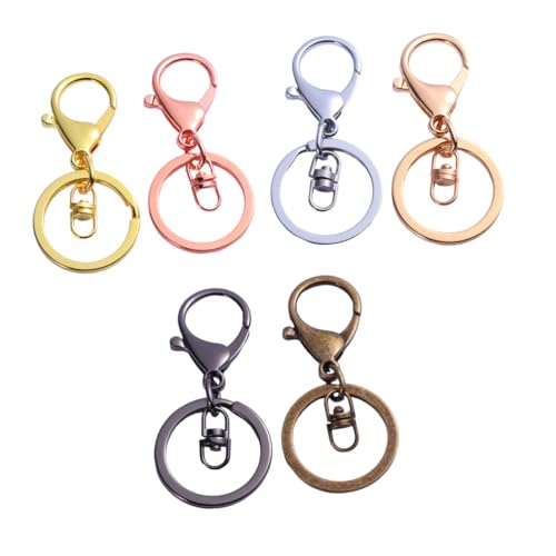 SAFIGLE 6 Stück Teiliges Metall Lobster Verschlüsse in Gold Roségold Echtgold Antikbronze Schützerfarben Langlebige Schlüsselanhänger Schnappverschlüsse für DIY Schmuck und Basteln SAFIGLE 6 Stück Teiliges Metall Lobster Verschlüsse in Gold Roségold Echtgold Antikbronze Schützerfarben Langlebige Schlüsselanhänger Schnappverschlüsse für DIY Schmuck und Basteln von SAFIGLE