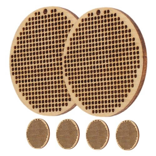 SAFIGLE 6 Stück Teiliges Runde Holzanhänger DIY Handmade Kreuzstich Holzstücke Basteln für Schmuck und Dekoration aus Natürlichem Langlebigem Holz Vielseitig für Aufhängen und Accessoires SAFIGLE 6 Stück Teiliges Runde Holzanhänger DIY Handmade Kreuzstich Holzstücke Basteln für Schmuck und Dekoration aus Natürlichem Langlebigem Holz Vielseitig für Aufhängen und Accessoires von SAFIGLE