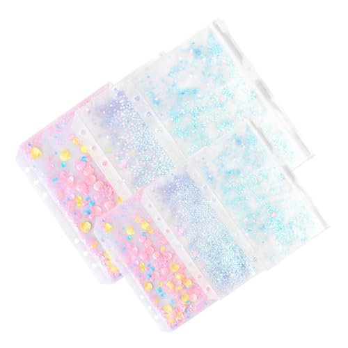 SAFIGLE 6 Stück Teiliges Zipper Aufbewahrungsbeutel für Dokumente mit Extra Dickem Reißverschluss Transparente PVC Hüllen Vielseitige Organizer Taschen für Büro und Schule von SAFIGLE