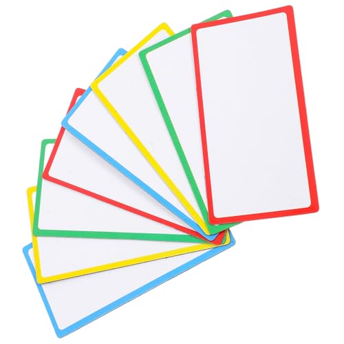 SAFIGLE 8 Stück Teiliges Magnetisches Trockenlösch Wiederverwendbaren Blanko Namensschildern Farbige Ränder Beschreibbar Abwischbar Magnetische Etiketten für Whiteboards und Kühlschränke SAFIGLE 8 Stück Teiliges Magnetisches Trockenlösch Wiederverwendbaren Blanko Namensschildern Farbige Ränder Beschreibbar Abwischbar Magnetische Etiketten für Whiteboards und Kühlschränke von SAFIGLE