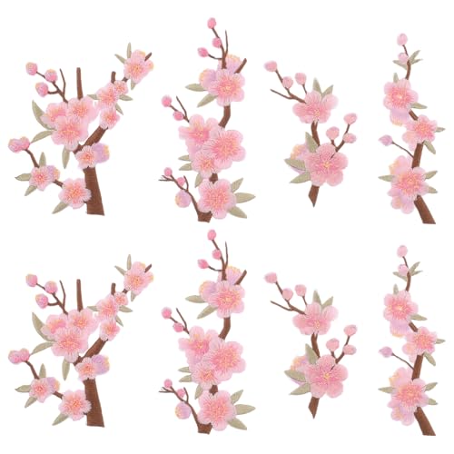 SAFIGLE 8 Stück bestickte Blumen-Applikationen: Pfirsichblüten-Aufnäher zum Aufnähen – Verzierungen, Applikationen für Kleidung, Rucksäcke, Kleider – DIY-Nähzubehör SAFIGLE 8 Stück bestickte Blumen-Applikationen: Pfirsichblüten-Aufnäher zum Aufnähen – Verzierungen, Applikationen für Kleidung, Rucksäcke, Kleider – DIY-Nähzubehör von SAFIGLE
