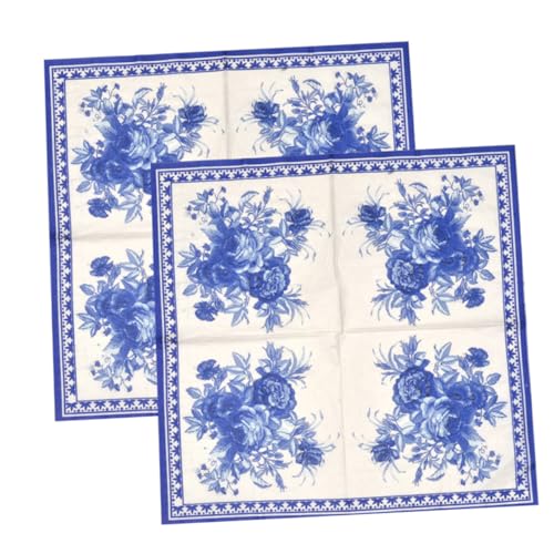SAFIGLE 80 Stücke Gardenia Serviette Papierserviette Für Den Täglichen Gebrauch Gedruckt Serviette Papier Seidenpapier Restaurant von SAFIGLE