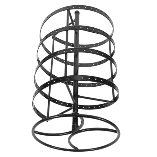 SAFIGLE 85 Paare Metalldrehbarer Ohrringhalter Schmuck Organizer mit Großem Fassungsvermögen Drehbares Display für Ohrstecker und Anhänger Platzsparend für Zuhause und Schmuckgeschäfte von SAFIGLE