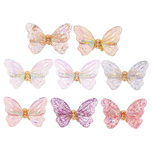 SAFIGLE 8Stücke Charms Fashion Nageldekorationen Für DIY Maniküre Stilvolle Nail Art Ornamente Für Fingernägel von SAFIGLE