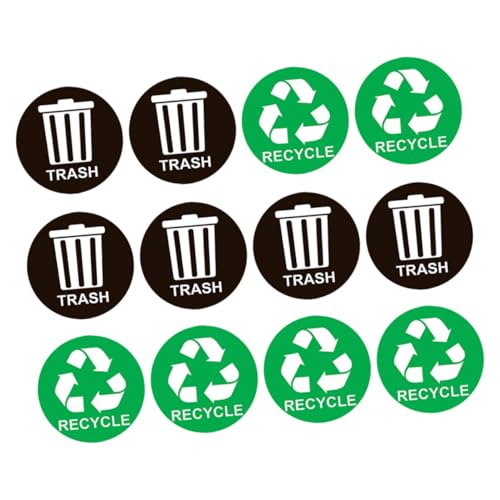 SAFIGLE Beutel Selbstklebende Mülltonnen Aufkleber Recycling Kennzeichen Klare Mülltrennung Praktische Abfallklassifizierung Einfache Anwendung für Haushalte und Büros SAFIGLE Beutel Selbstklebende Mülltonnen Aufkleber Recycling Kennzeichen Klare Mülltrennung Praktische Abfallklassifizierung Einfache Anwendung für Haushalte und Büros von SAFIGLE