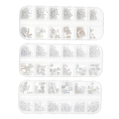SAFIGLE Boxen Edelsteine Flache Rückseite Dekoration für Maniküre und DIY Nail Art Verschiedene Designs für Basteln und Personalisierte SAFIGLE Boxen Edelsteine Flache Rückseite Dekoration für Maniküre und DIY Nail Art Verschiedene Designs für Basteln und Personalisierte von SAFIGLE