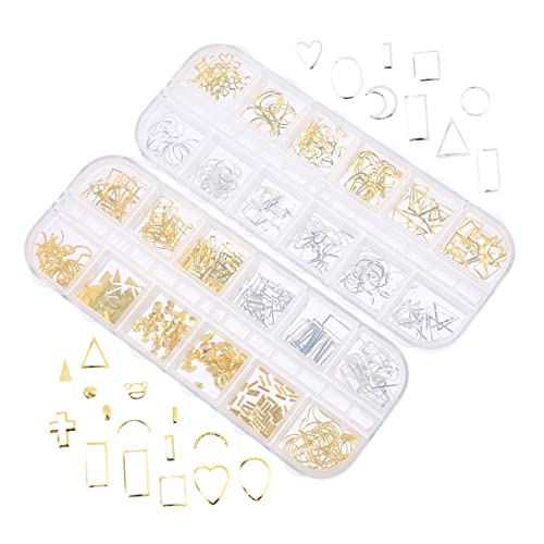 SAFIGLE Boxen Hohldekorationen für Fingernägel Zinklegierung Nagelschmuck für Maniküre Einfache Anwendung Designs Aufbewahrung Kästen DIY Nageldesigns SAFIGLE Boxen Hohldekorationen für Fingernägel Zinklegierung Nagelschmuck für Maniküre Einfache Anwendung Designs Aufbewahrung Kästen DIY Nageldesigns von SAFIGLE