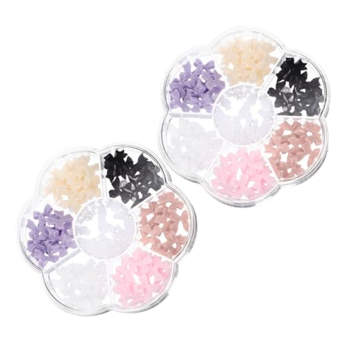 SAFIGLE Boxen Schleifen Charms Niedliche Dekorative Nagelanhänger Für Nageldesigns Nageldekoration Und DIY Nail Art von SAFIGLE