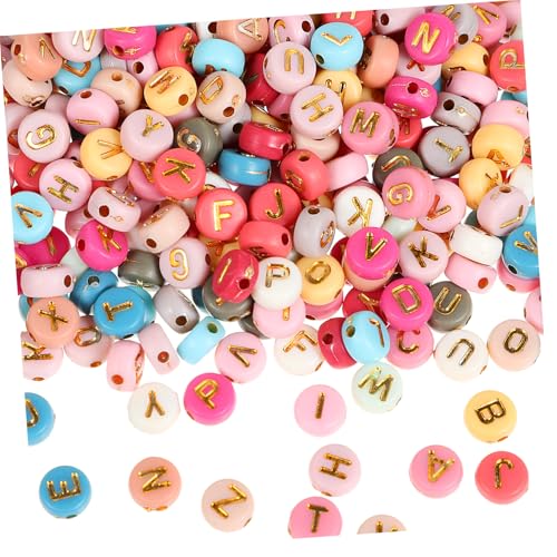 SAFIGLE Bunte Acryl Buchstabenperlen DIY Schmuckperlen für Armband Schmuckherstellung Bastelperlen für Erwachsene Auffädeln und Basteln SAFIGLE Bunte Acryl Buchstabenperlen DIY Schmuckperlen für Armband Schmuckherstellung Bastelperlen für Erwachsene Auffädeln und Basteln von SAFIGLE