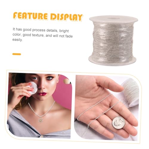 SAFIGLE DIY Schmuckkette aus Langlebigem Kupfer Elektrobeschichtete Gliederkette in Silber Leichtes Zubehör für Halsketten Armbänder Schmuckherstellung SAFIGLE DIY Schmuckkette aus Langlebigem Kupfer Elektrobeschichtete Gliederkette in Silber Leichtes Zubehör für Halsketten Armbänder Schmuckherstellung von SAFIGLE