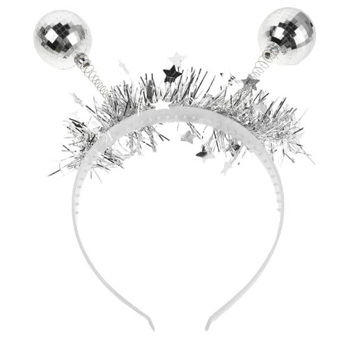 SAFIGLE Disco Kugel Haarreif Look Party Haarband Cosplay Accessoire Glitzernd für Damen Karneval Halloween Mottoparty Club Tanz Events SAFIGLE Disco Kugel Haarreif Look Party Haarband Cosplay Accessoire Glitzernd für Damen Karneval Halloween Mottoparty Club Tanz Events von SAFIGLE