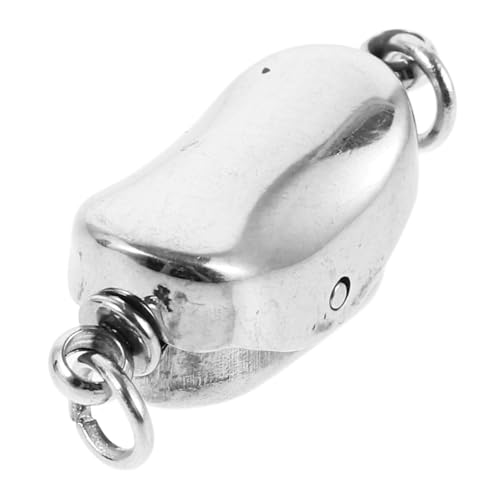 SAFIGLE Edelstahl Halskettenverschluss Mittlere Polierter Metall perlenverbinder für DIY Schmuck Langlebiger Glatter Verschluss für Perlenketten und Armbänder SAFIGLE Edelstahl Halskettenverschluss Mittlere Polierter Metall perlenverbinder für DIY Schmuck Langlebiger Glatter Verschluss für Perlenketten und Armbänder von SAFIGLE