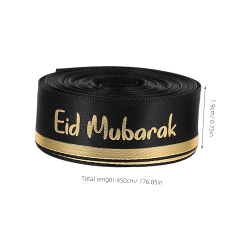 SAFIGLE Eid Dekoratives Geschenkband Breit Yards Lang Bedrucktes und Bastelband für Ramadan und Festliche Partydekorationen Vielseitig Einsetzbares DIY Band für Verpackung und Feier SAFIGLE Eid Dekoratives Geschenkband Breit Yards Lang Bedrucktes und Bastelband für Ramadan und Festliche Partydekorationen Vielseitig Einsetzbares DIY Band für Verpackung und Feier von SAFIGLE