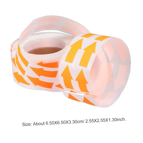 SAFIGLE Fluoreszierende Pfeilförmige Aufkleber Selbstklebend Leuchtend Orange Auffällige Etiketten für Markierung Bastelarbeiten und Warnhinweise Dauerhaft Haftend für Beschriftung und SAFIGLE Fluoreszierende Pfeilförmige Aufkleber Selbstklebend Leuchtend Orange Auffällige Etiketten für Markierung Bastelarbeiten und Warnhinweise Dauerhaft Haftend für Beschriftung und von SAFIGLE