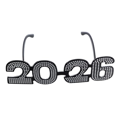 SAFIGLE Foto Requisiten für Silvesterpartys Robuste Leichte Kunststoffbrille für Feierlichkeiten und Vielseitige Anlässe von SAFIGLE