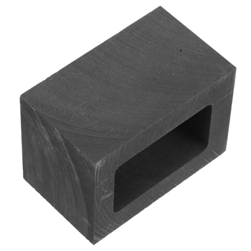 SAFIGLE Graphit gießform aus Hochfestem Graphit Hitzebeständig und Langlebig für Gießen und Schmelzen von Messingbarren Gold Silber Kupfer und Metall für Metallgießen und Raffinieren von SAFIGLE