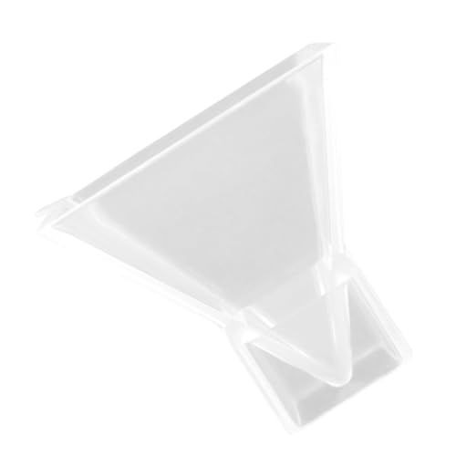SAFIGLE Hochtransparente Silikonform Pyramide Epoxidharz Gießform DIY Resin Casting Mold für Dekorationen Trockenblumen Bastelkunst Einfache Reinigung für Desktop ornamente von SAFIGLE