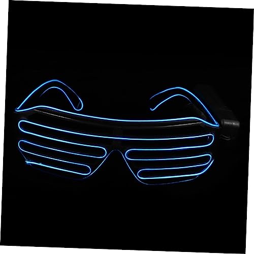SAFIGLE Kabellose LED Leuchtbrille für Partys Festivals und Karneval Kreatives Design Angenehm zu Tragen für Damen und Herren Leuchtende Brille für Fotos und Bühnenauftritte SAFIGLE Kabellose LED Leuchtbrille für Partys Festivals und Karneval Kreatives Design Angenehm zu Tragen für Damen und Herren Leuchtende Brille für Fotos und Bühnenauftritte von SAFIGLE