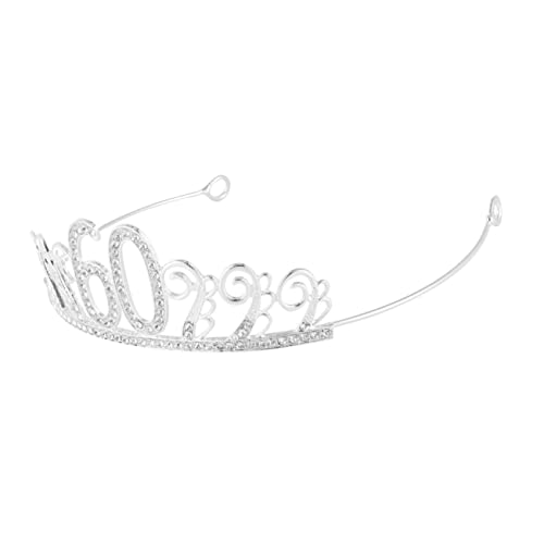 SAFIGLE Kronenkuchen dekorieren Kuchen -Topper geburtstagstorte dekoration Kuchendekoration Hochzeit Tiara für Kuchen kristall kuchen Kuchendekorationszubehör Kuchenkrone Silber von SAFIGLE