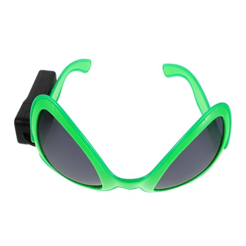 SAFIGLE LED Sonnenbrille Grün Leuchtend Lustige Festivalbrille Für Halloween Rave Party Karneval Zubehör Erwachsene SAFIGLE LED Sonnenbrille Grün Leuchtend Lustige Festivalbrille Für Halloween Rave Party Karneval Zubehör Erwachsene von SAFIGLE