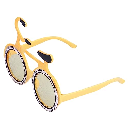 SAFIGLE Lustige Fahrrad Brille Party Eyeglasses Spaßbrille Unisex Partyfoto Requisite Kreatives Design Gelb für Erwachsene SAFIGLE Lustige Fahrrad Brille Party Eyeglasses Spaßbrille Unisex Partyfoto Requisite Kreatives Design Gelb für Erwachsene von SAFIGLE
