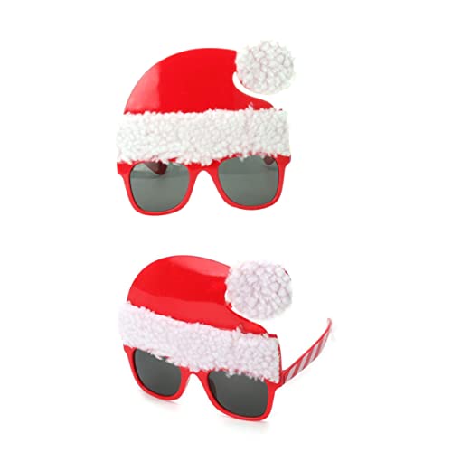 SAFIGLE Lustige Weihnachtsbrille mit Plüsch Weihnachtshut Leichte Party Eyeglasses für Fotorequisiten Langlebige Kostümbrille für Weihnachtsfeiern Kreative Deko Festliche SAFIGLE Lustige Weihnachtsbrille mit Plüsch Weihnachtshut Leichte Party Eyeglasses für Fotorequisiten Langlebige Kostümbrille für Weihnachtsfeiern Kreative Deko Festliche von SAFIGLE