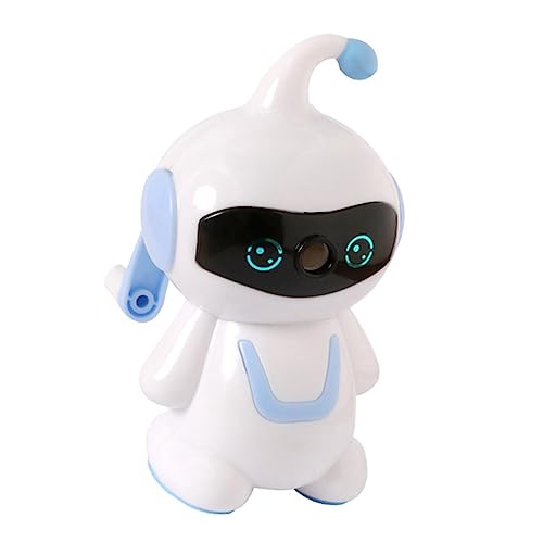 SAFIGLE Manueller Cartoon Bleistiftspitzer Roboter mit Kurbel Verstellbarer Spitzenstärke Leichter und Langlebiger Bleistiftanspitzer für Schüler und Künstler im Klassenzimmer Blaue Farbe SAFIGLE Manueller Cartoon Bleistiftspitzer Roboter mit Kurbel Verstellbarer Spitzenstärke Leichter und Langlebiger Bleistiftanspitzer für Schüler und Künstler im Klassenzimmer Blaue Farbe von SAFIGLE